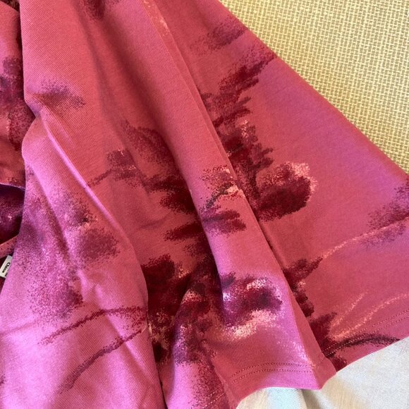 NEW Reformation Elise Midi Knit Dress Small Hothouse Rose Floral - Picture 8 of 9